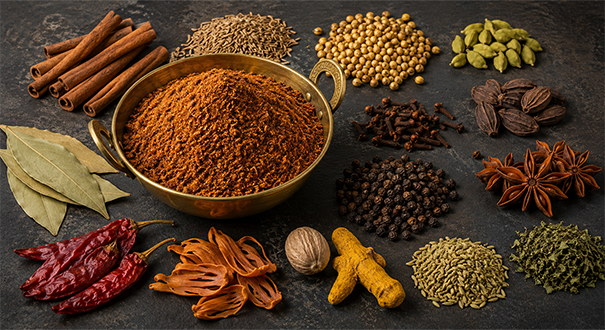 Whole biryani spices