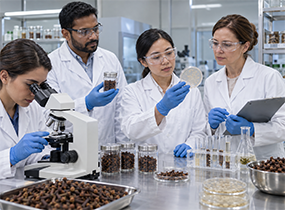Microbiologists and QA QC team