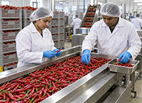 Red Chilli Hybrid processing