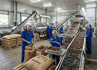Nutmeg processing